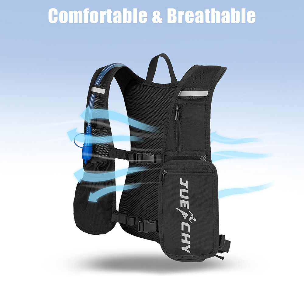 Hydration Pack Backpack Running Hydration Vest with 2L Water Bladder Phone Pouch