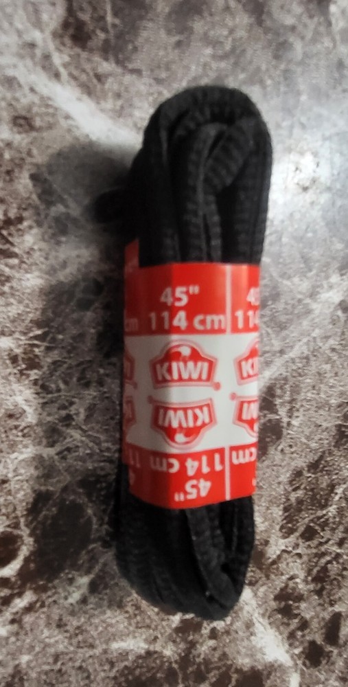 Kiwi Shoelace 45" Black Pair