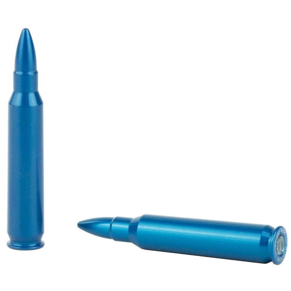 223 Caliber Rifle Snap Caps 10 Count from Azoom Blue solid aluminum