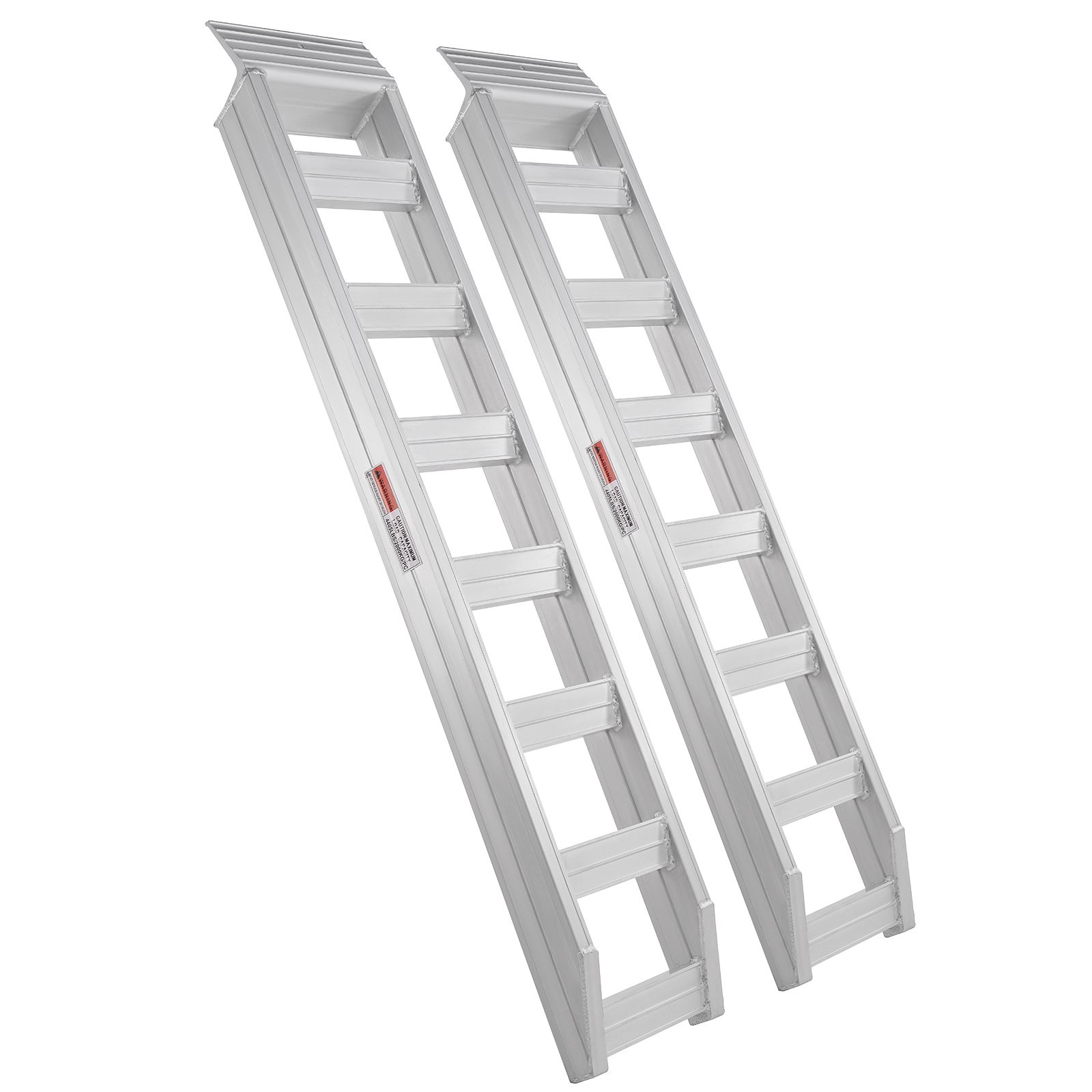 Aluminum Ramps, 8810 lbs, Heavy-duty Ramps with Top Hook Attaching End