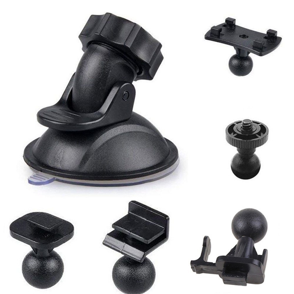 Car Suction Cup Rotating Vehicle Video Windshield With 5 Types Adapter