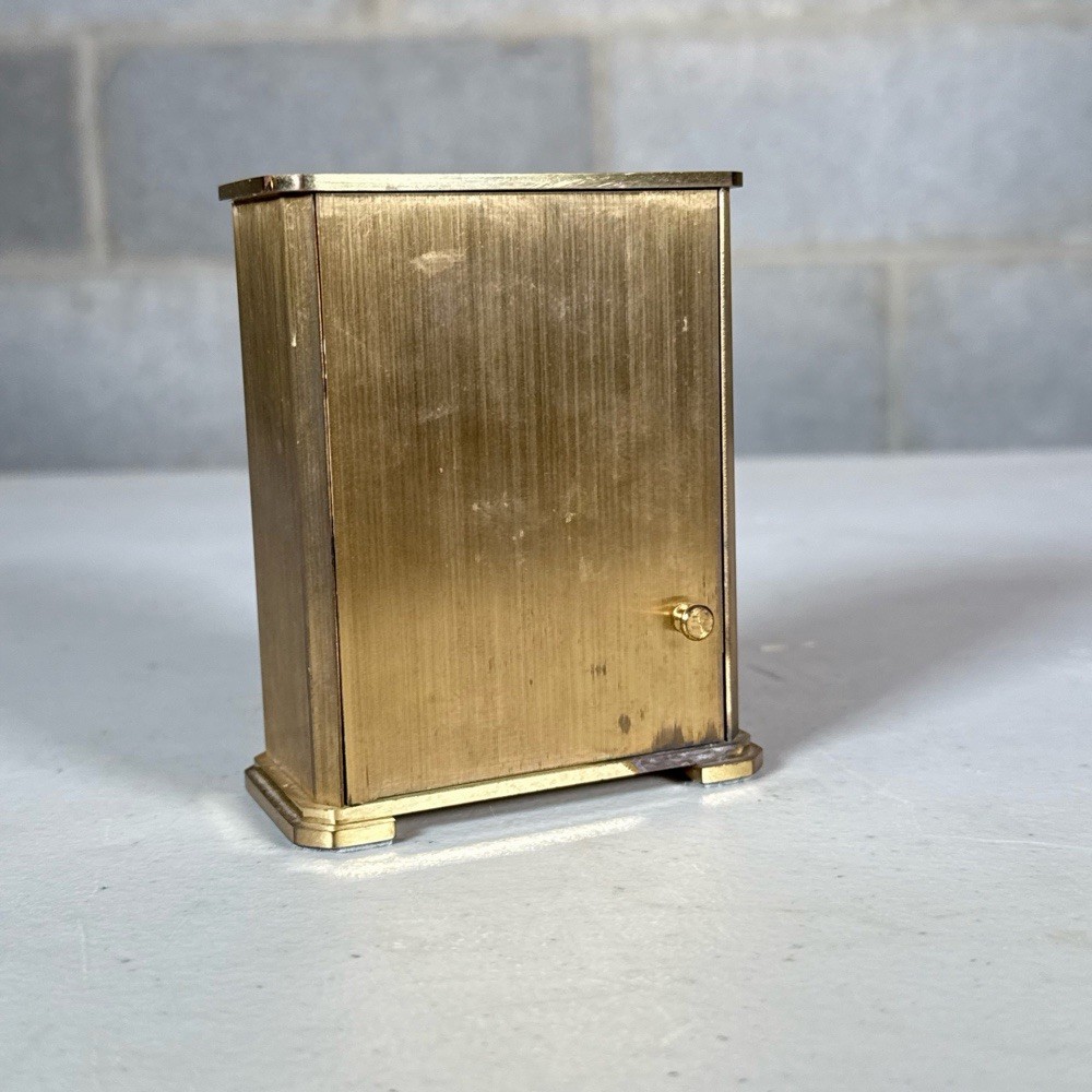 TIFFANY & CO. BRASS DESK CLOCK