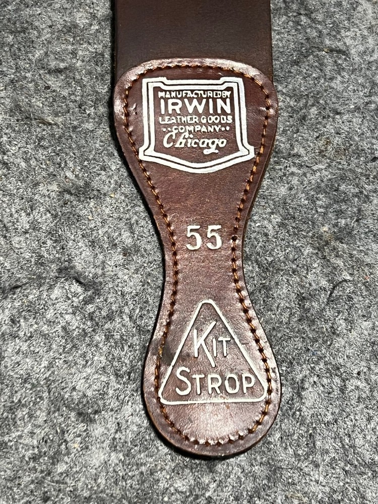 Irwin Leather Razor Kit Strop "Stroke It Well"