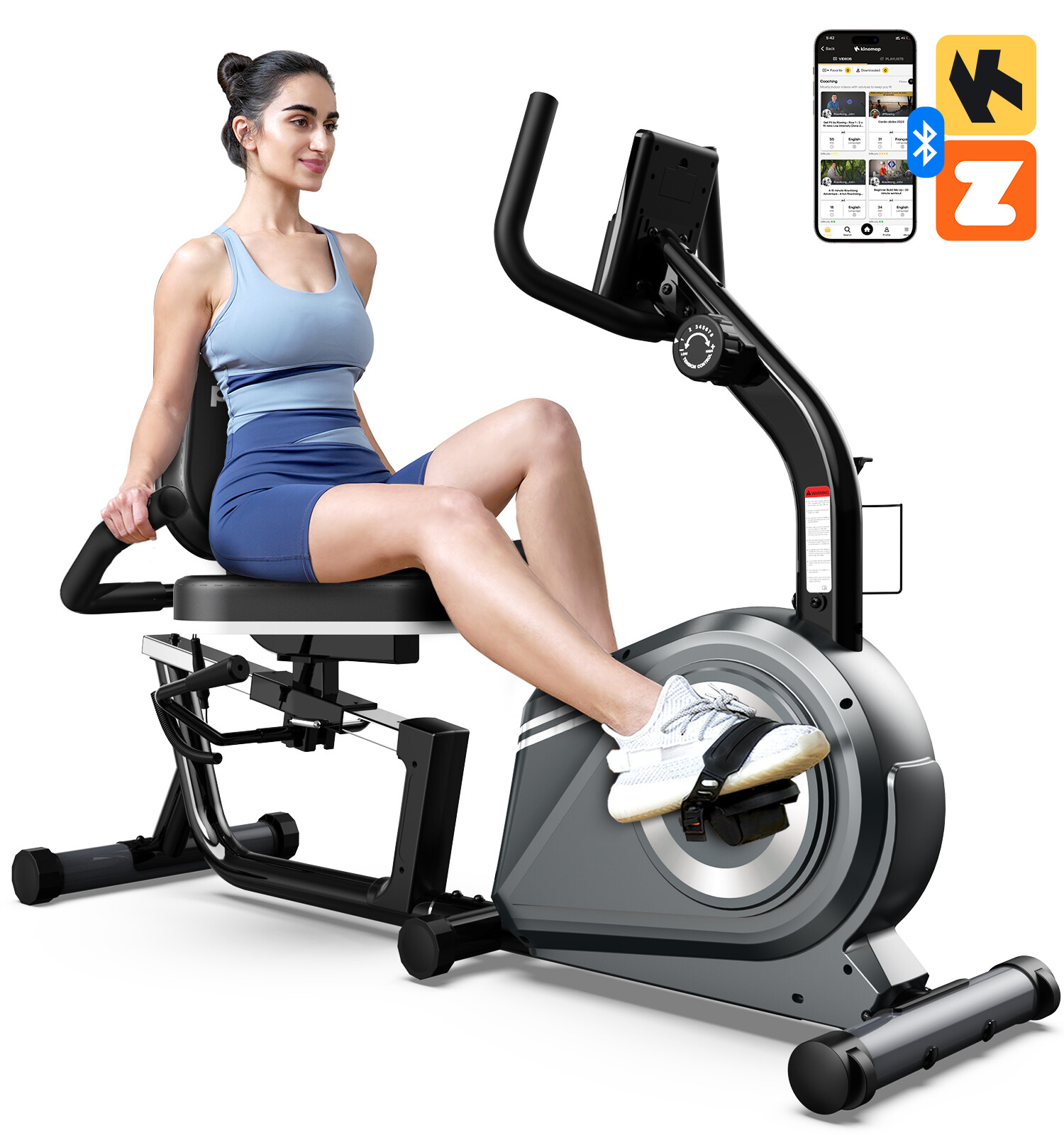 Indoor Stationary Bike Recumbent Exercise Bike Cycling Fitness Bike Workout Bike