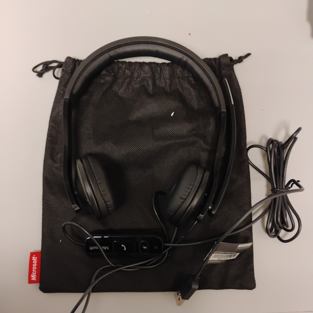Microsoft LifeChat LX-6000 Headset Kit For Business Lync - Tested