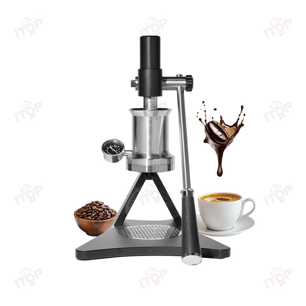 Hand Press Coffee Machine Manual Pressure 58mm Brewing Cafe Machine