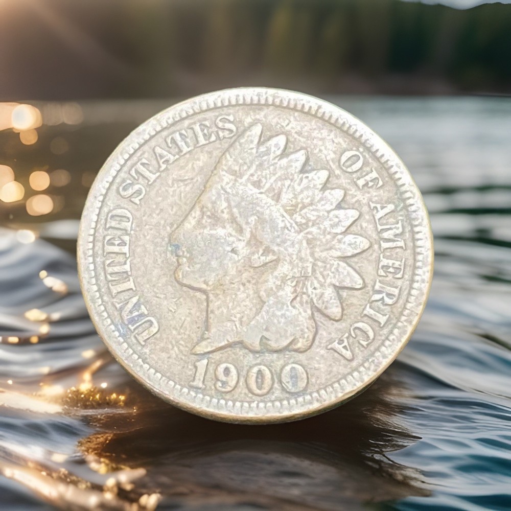 1900 indian head penny cent