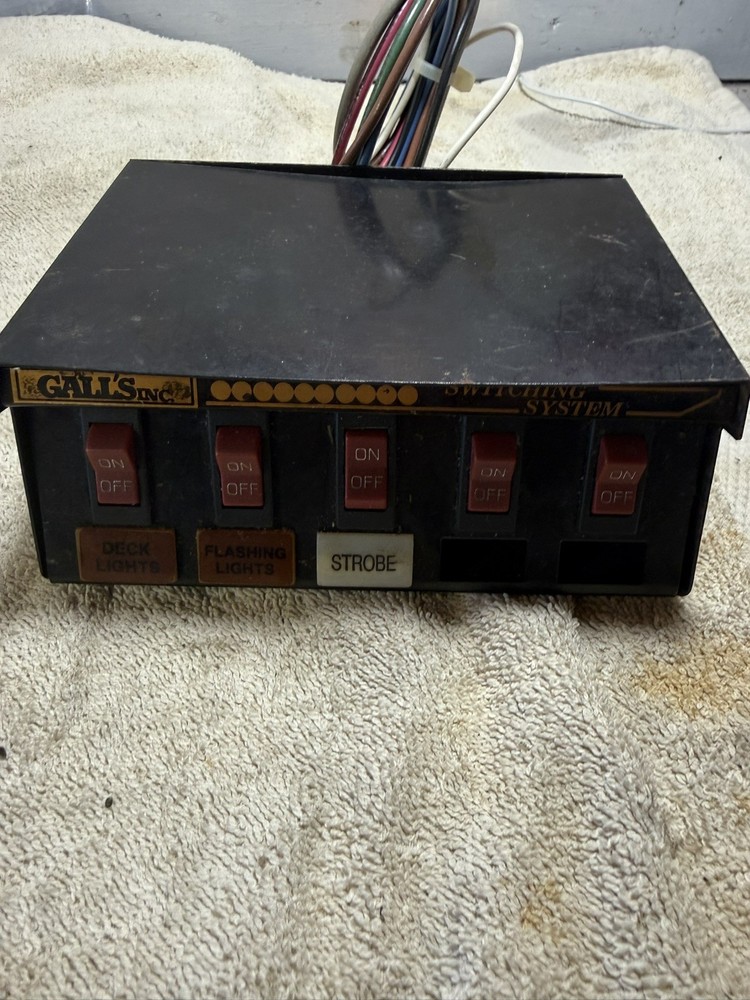 🚨 Galls 5 Switch Lightbar Control Box 12v **READ DESC** firefighter offroad