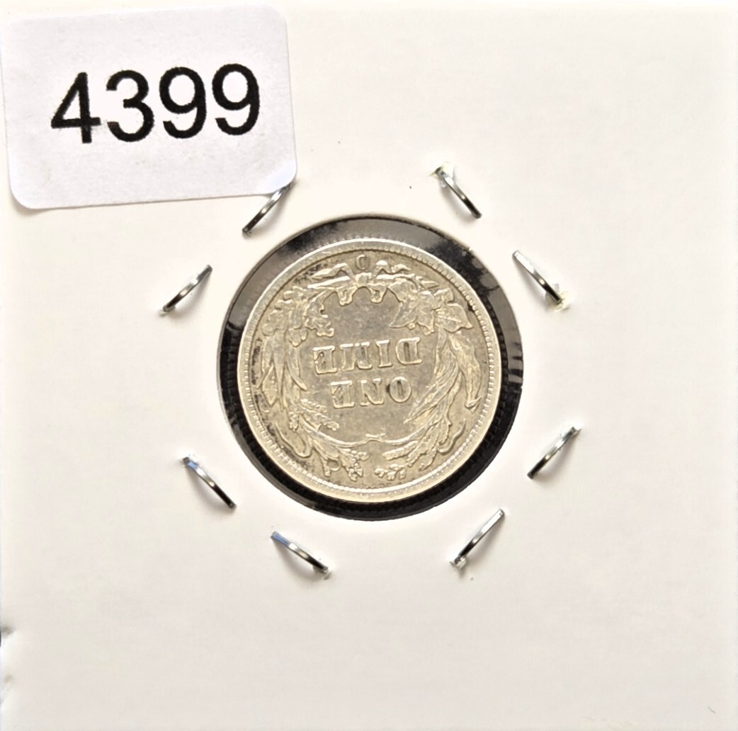 1903-O Barber Silver Dime - NEARLY UNCIRCULATED - FREE SHIPPING!