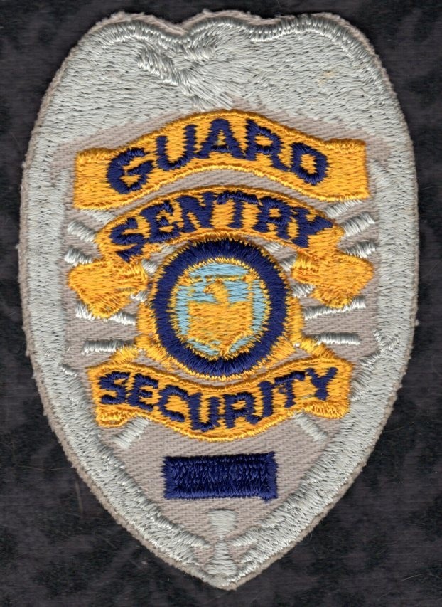 Guaro Sentry Security Officer Patch  2-3/4" x 4"