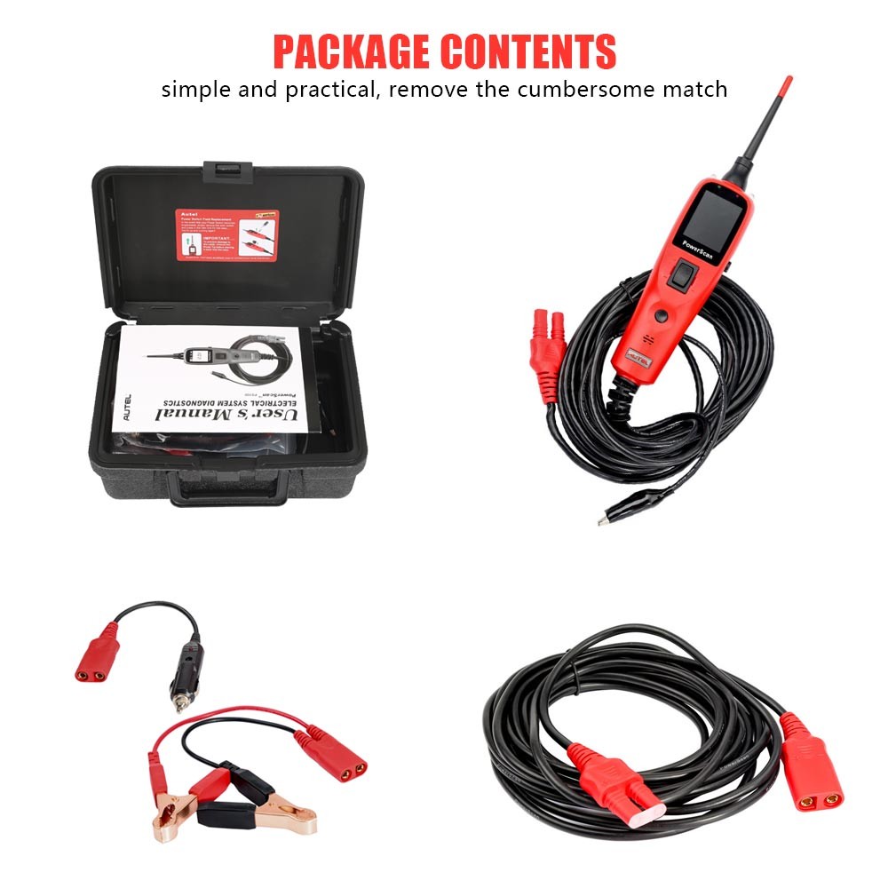 Autel PowerScan PS100 Electrical System Diagnostics Built-in Flashlight US Stock