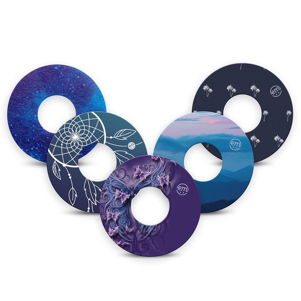 ExpressionMed - Adhesive Patch for Infusion Set Set, Dreamy Escapes