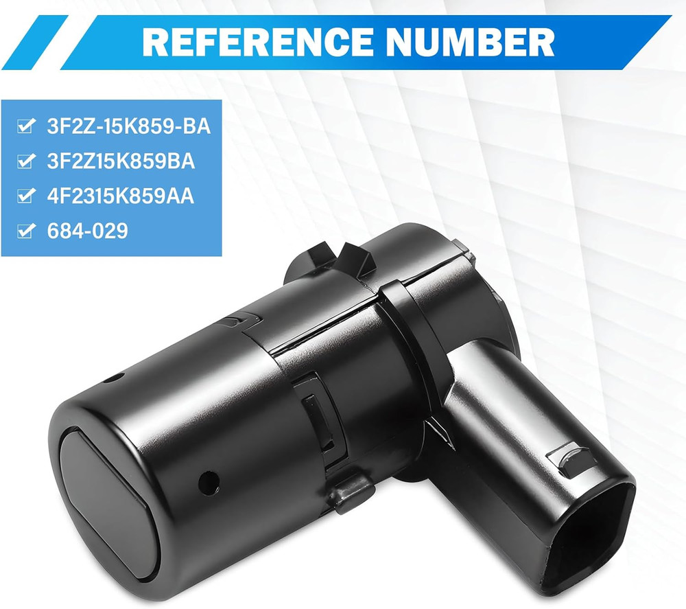 Yikesai 4X Backup & Reverse Sensor Kit, Rear Parking Assist Sensor Compatible wi