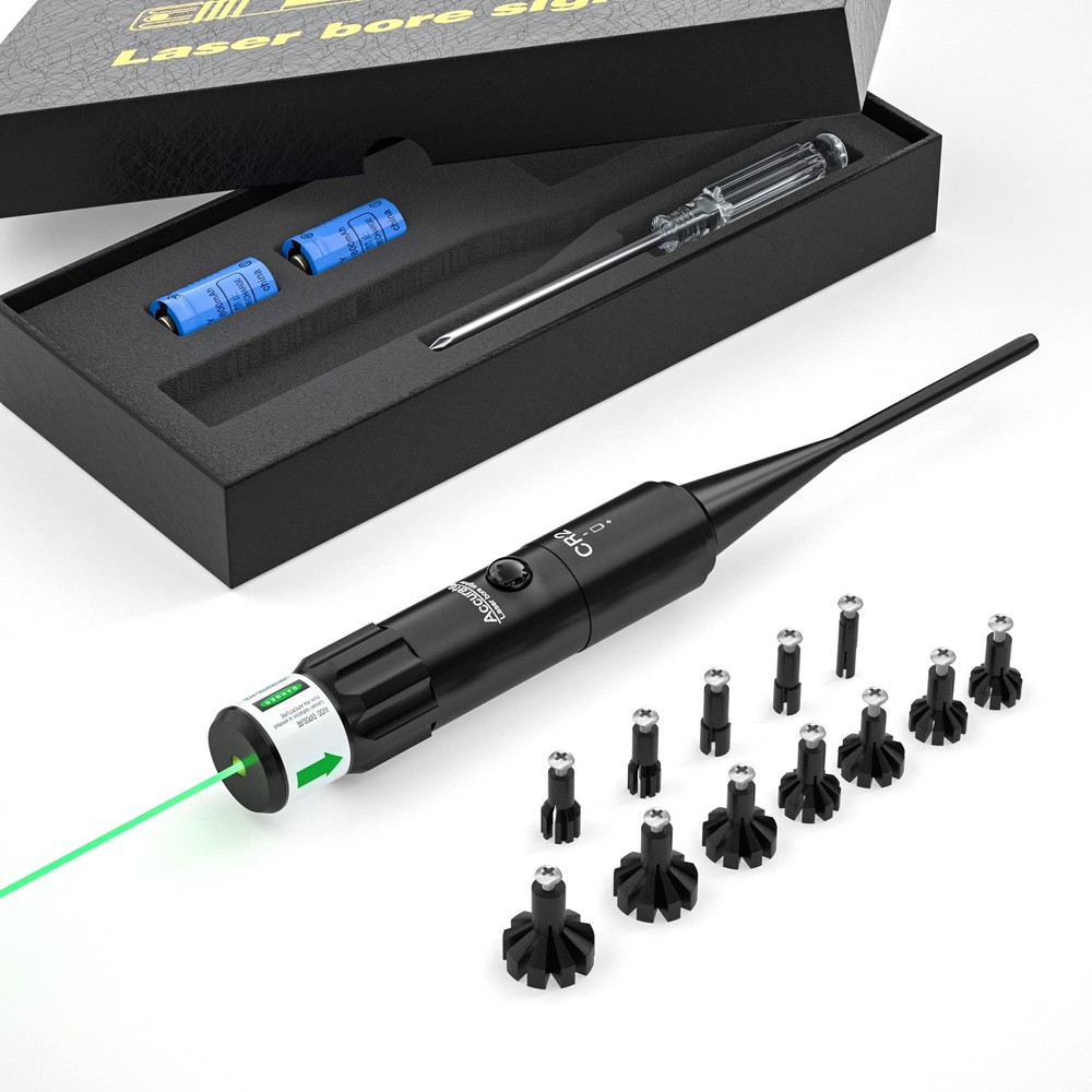 Laser BoreSighter Bore Sight kit Multiple Caliber, Laser Sight with Button Sw...