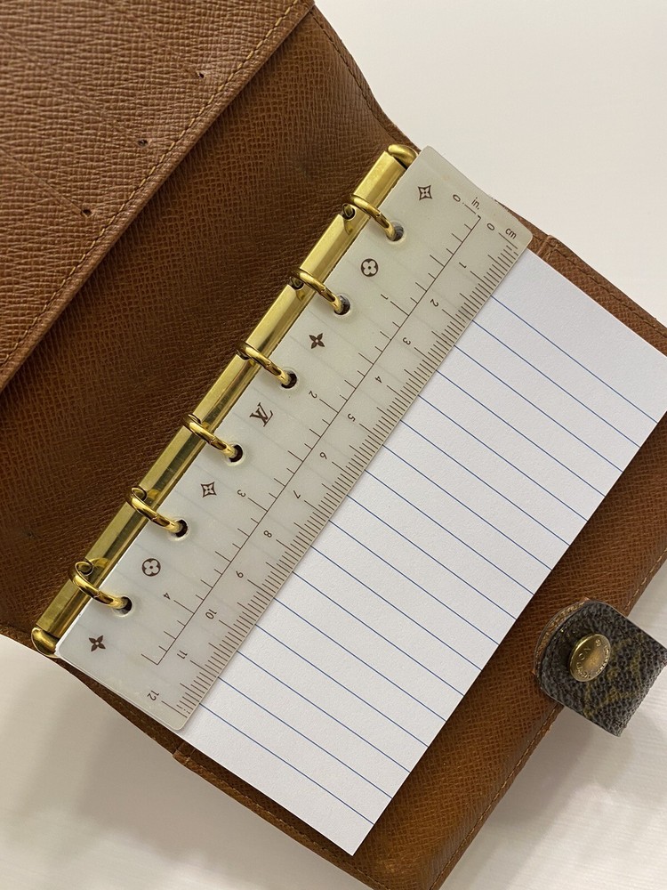 Louis Vuitton Brown Monogram Small Ring Agenda PM