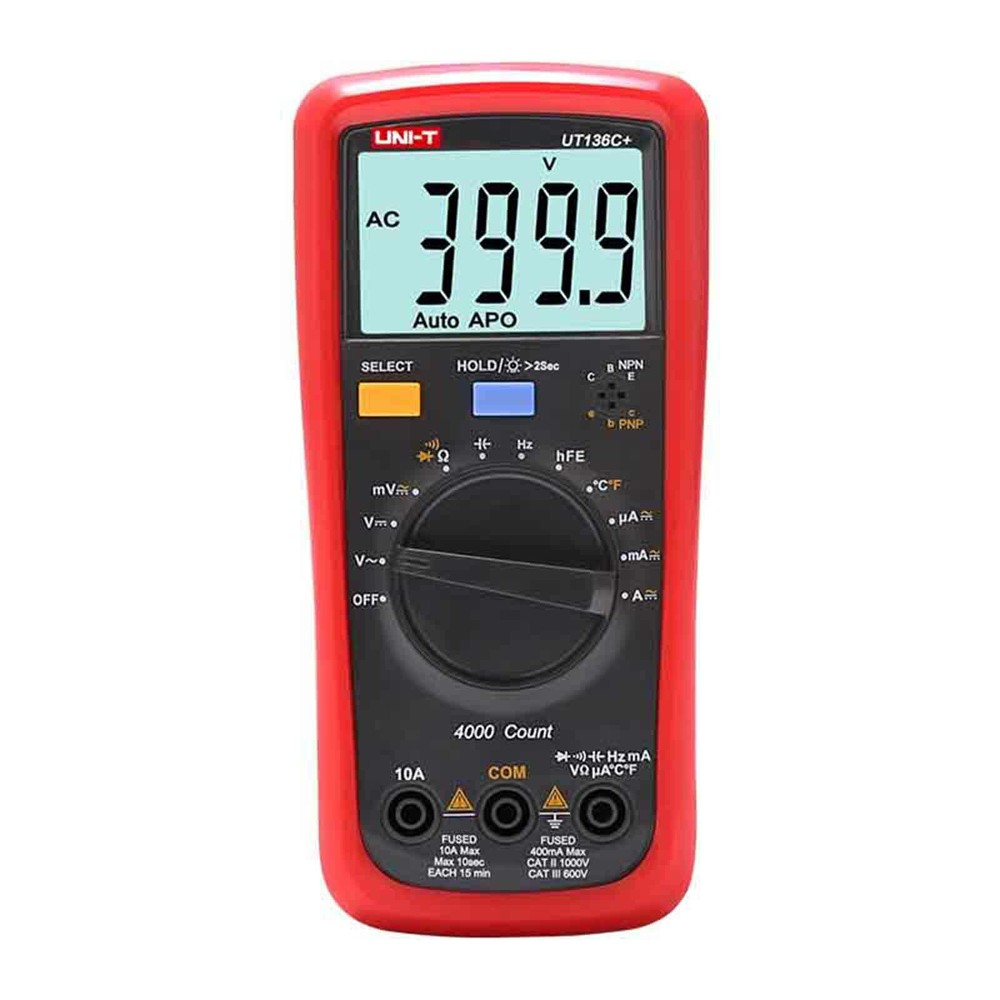 1PC Multimeter Digital multimeter tester AC DC Voltmeter Ammeter UT136C+