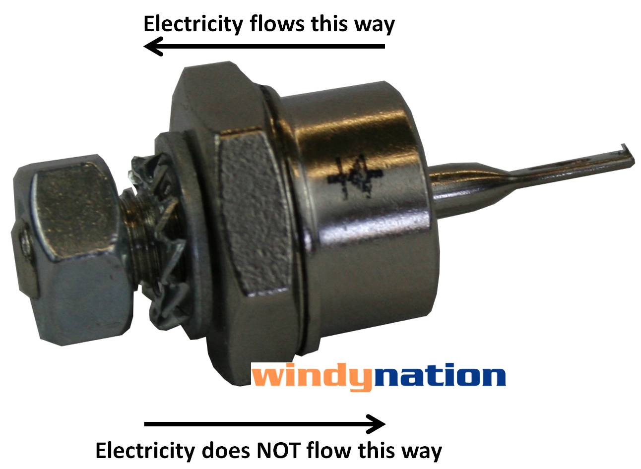 WIND GENERATOR SOLAR 600 VOLT 75 AMP BLOCKING STUD DIODE