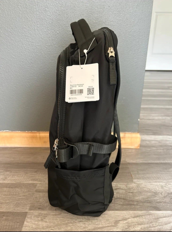 NWT Lululemon New Crew Backpack 22L Black *Updated