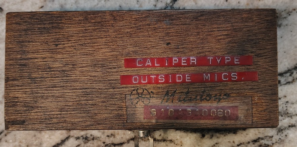 🗽MITITUYO NO126-137A SCREW THREAD MICROMETER MACHINIST/TOOLMAKER