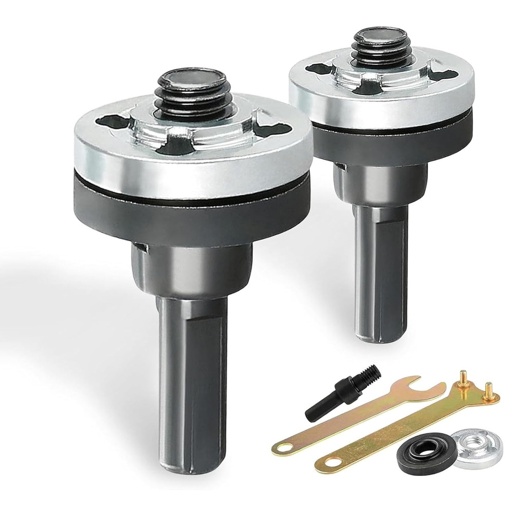 2PCS Angle Grinder Adapter Kit, Drill to Grinder Conversion Connector Set for...