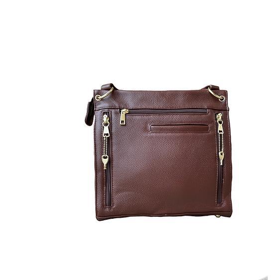 Sleek Leather CCW Handbag