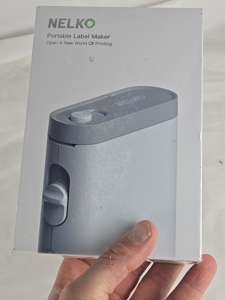 Nelko Label Maker Machine with Tape, P21 Portable Bluetooth Label Printer