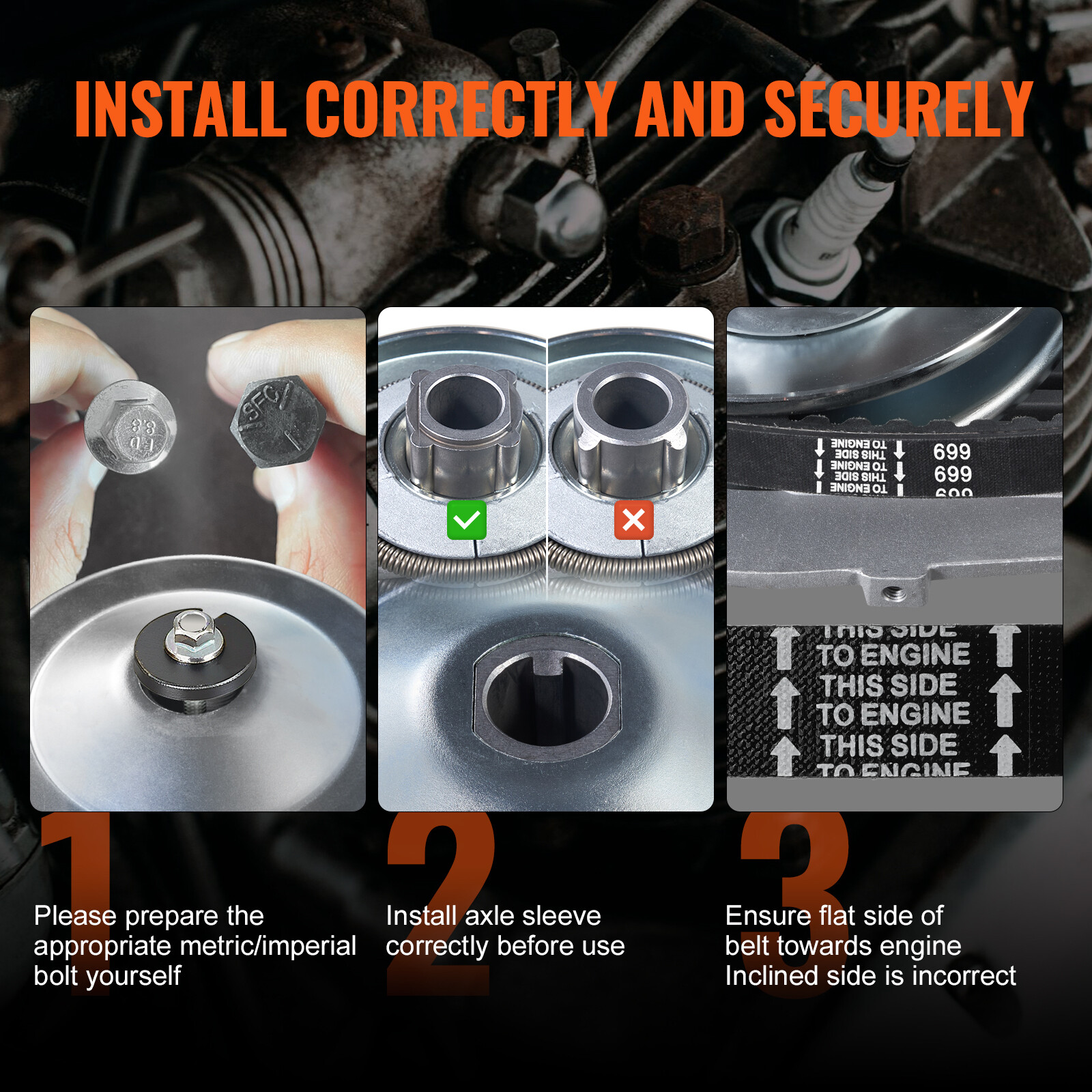 VEVOR Go Kart Torque Converter Clutch 3/4" for Comet 30 Series TAV2 10T/12T