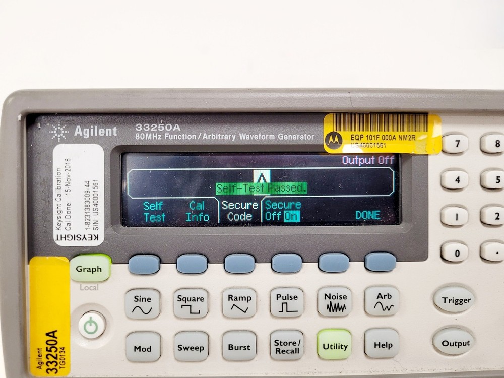 Agilent 33250A Function/Arbitrary Waveform Generator