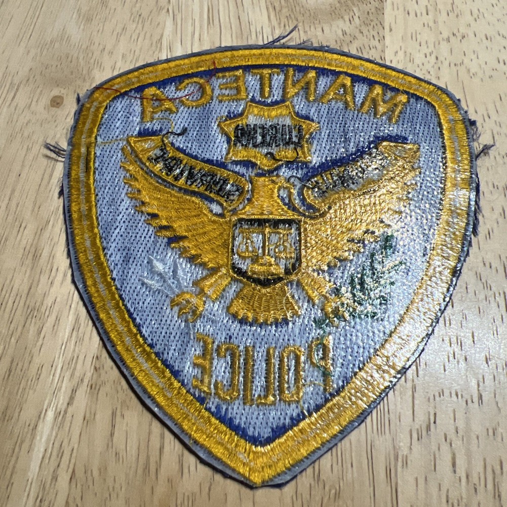 MANTECA CALIFORNIA CA POLICE SHOULDER PATCH