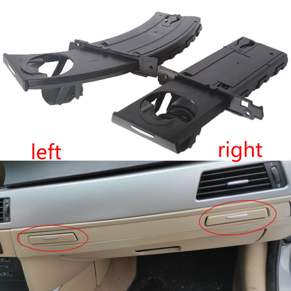 Left +Right Side Front Cup Holders 51459173469 For BMW 2006-2013 E90 E91 E92