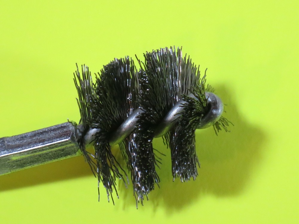 NEW Battery Post Drill Attachment Internal Cable Cleaner Brush