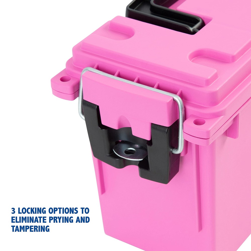 Sheffield Watertight Storage Box Secure Ammo Organizer with Carry Handle