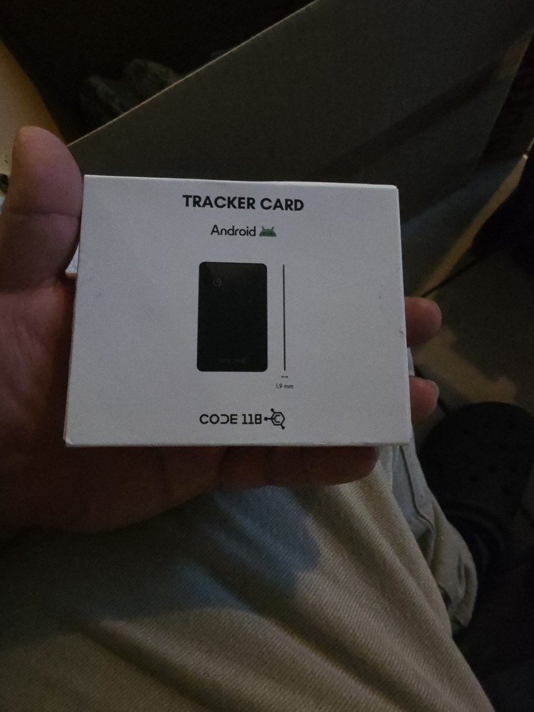 Code 118 Tracker Card Android For Wallet