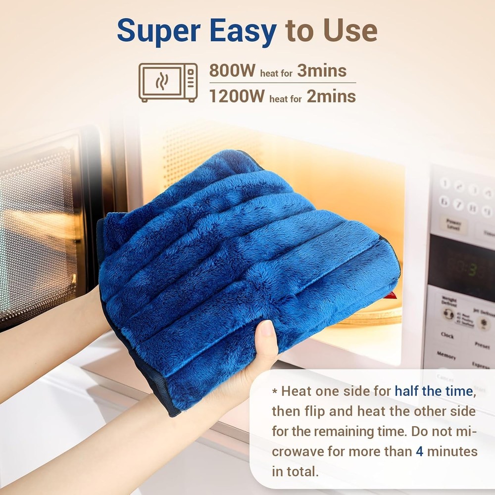 Microwavable Moist Heating Pad Lower Back Pain Relief Sciatica Cramps