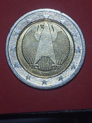 Germany 2 euros 2011 - The German eagle "D"