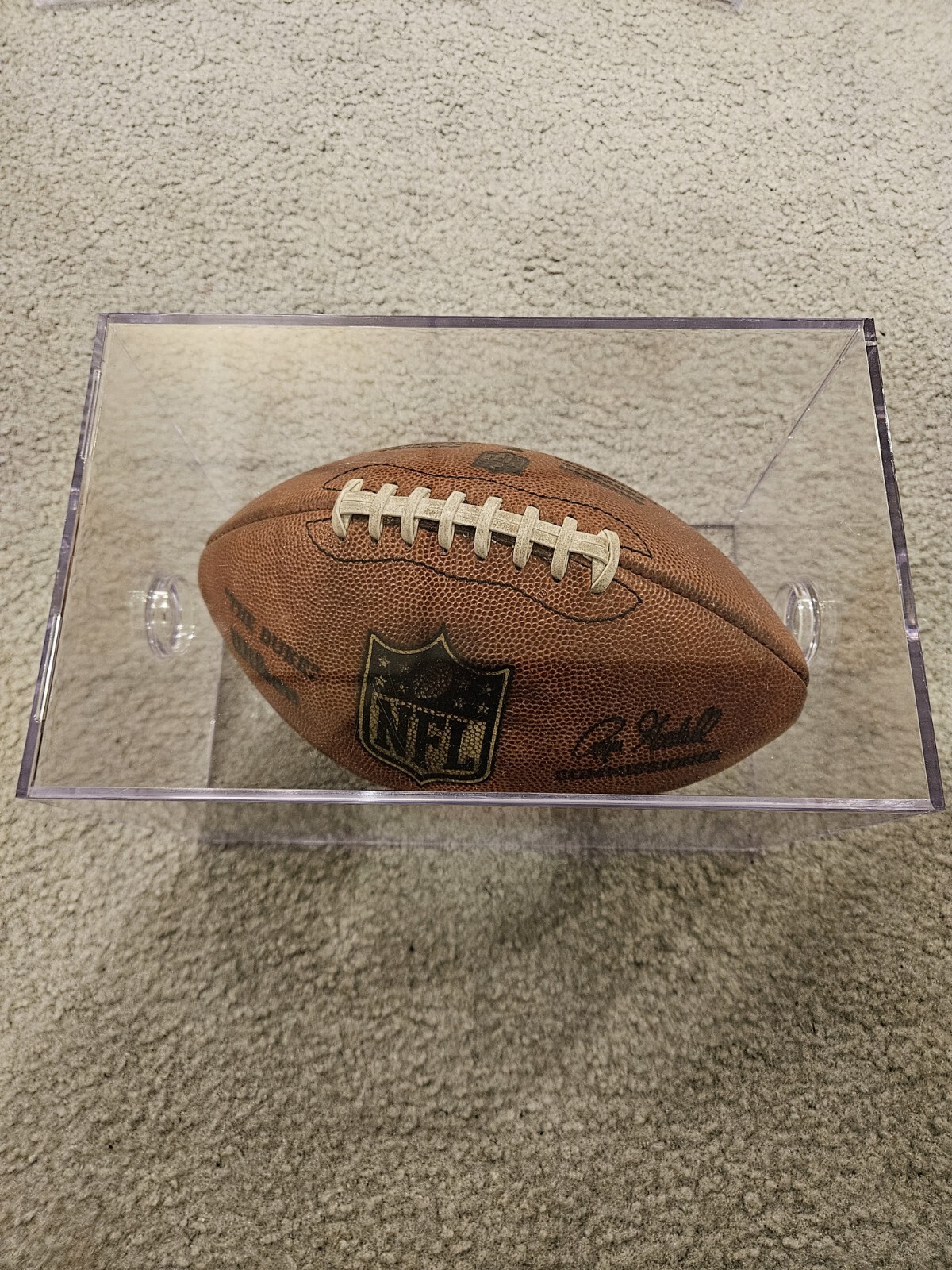 Seattle Seahawks 2008 Game Used NFL "The Duke" Wilson Football With Case