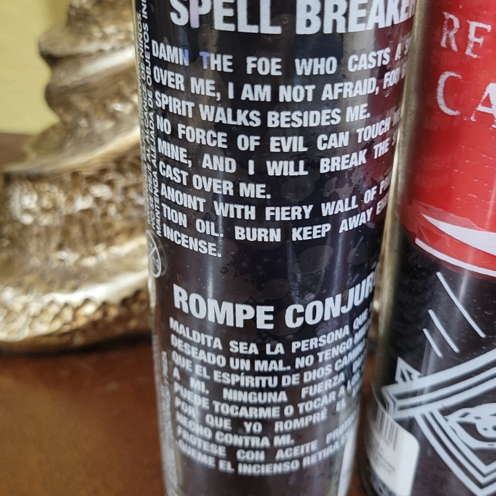Candle Double Action Reversible red & black and Spell Breaker candle bundle pack
