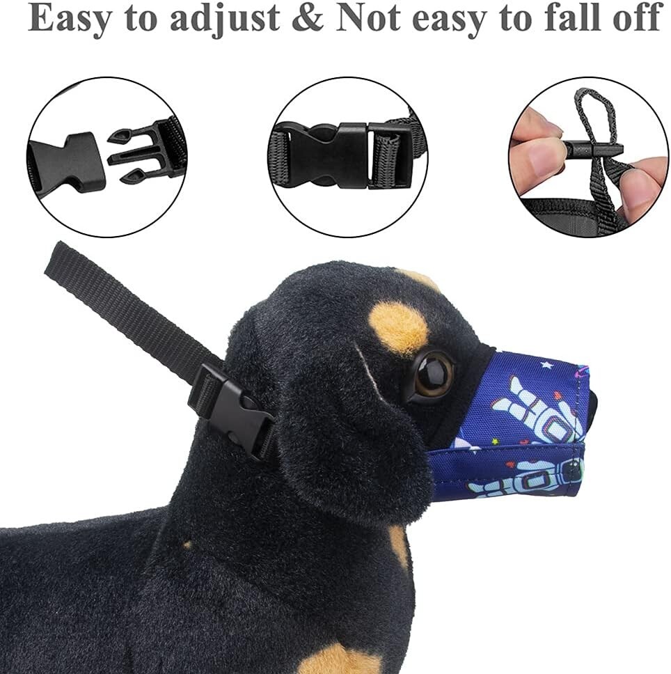 Comfortable Silicone Dog Muzzle for Long Snouts - Prevents Biting and Barking