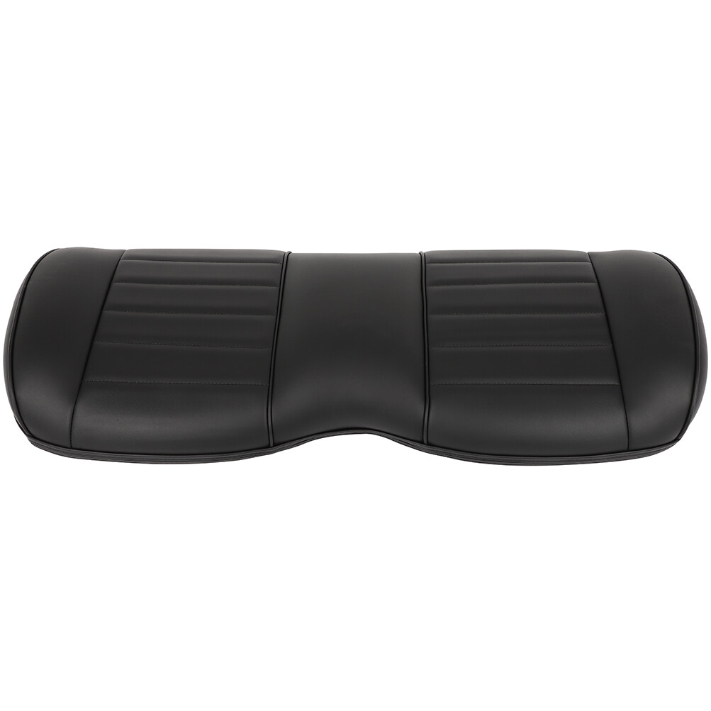 Fits E-Z-GO TXT LUXURIOUS Black Golf Cart Front Cushion Set