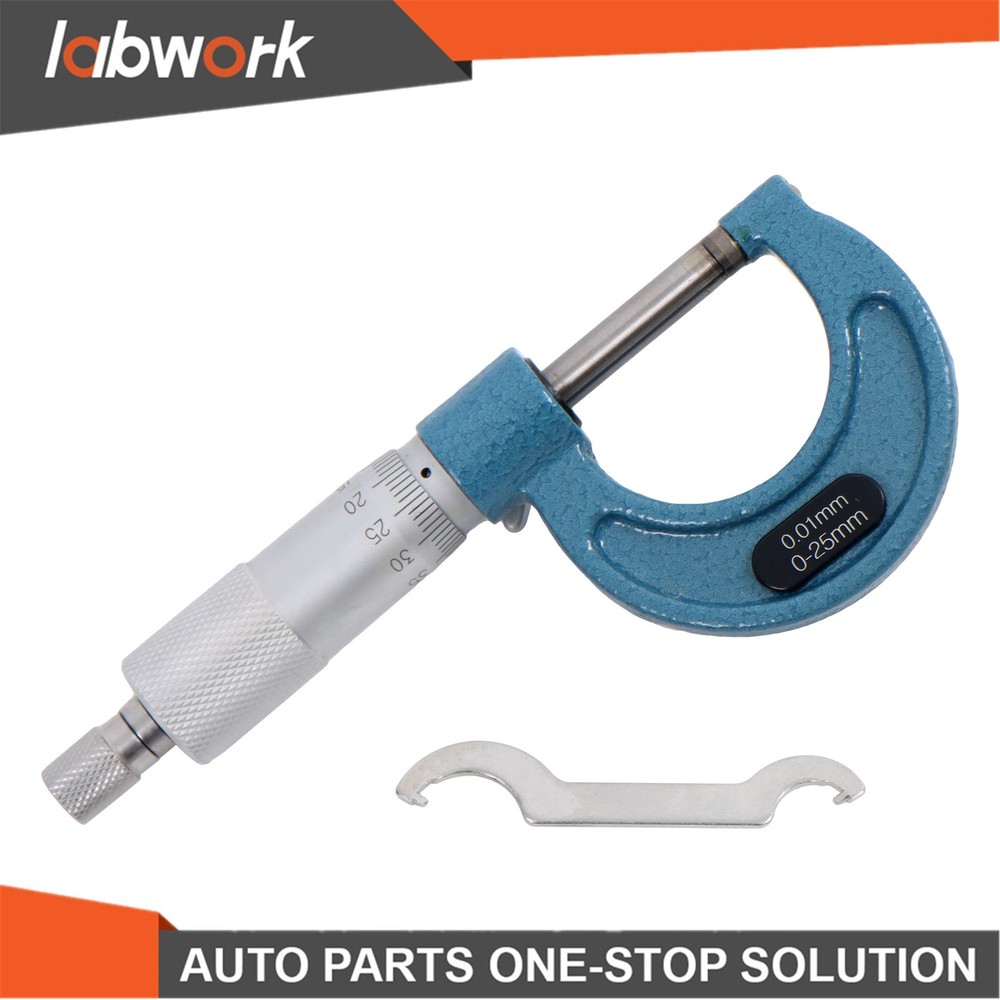 Labwork Outside Micrometer 0-1" Measuring Tool 0.0001" Graduation Set
