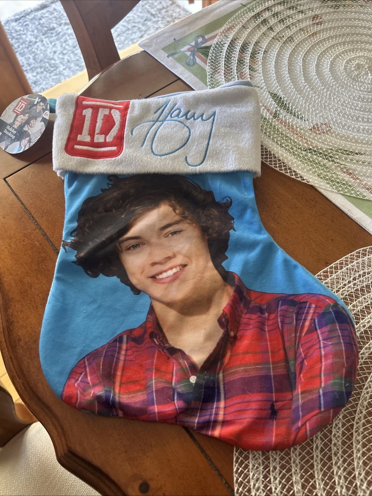 Harry Styles 1D Embroidered Signature Stocking 2012