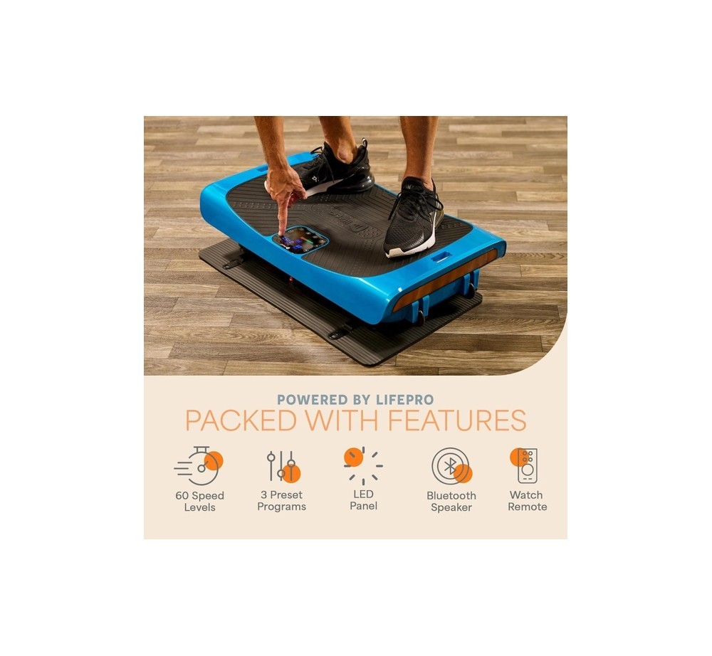 Lifepro Vibration Plate – 4D Motion Exercise Machine- BRAND NEW