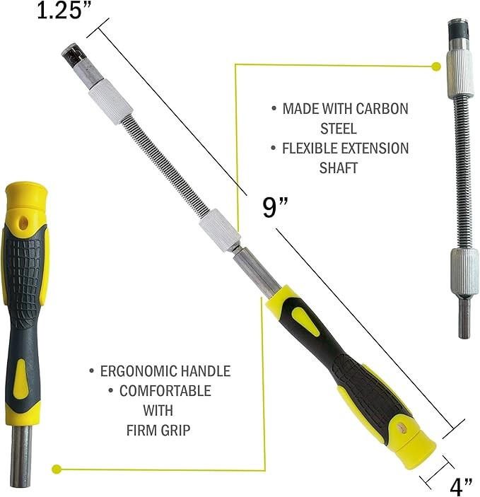 Sterling Tools Flexible Precision Bit Drill Set - 18 Pieces