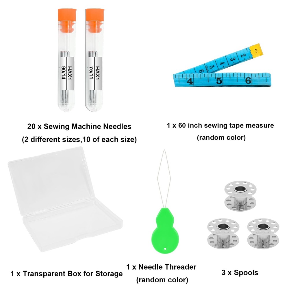 Sewing Machine Needles, Universal Standard Needle, Home 75/11, 90/14, Silver