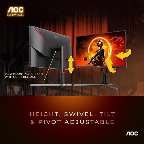 AOC Q27G3XMN 27" QHD Gaming Monitor, 2560x1440, Mini LED # 2928E Y