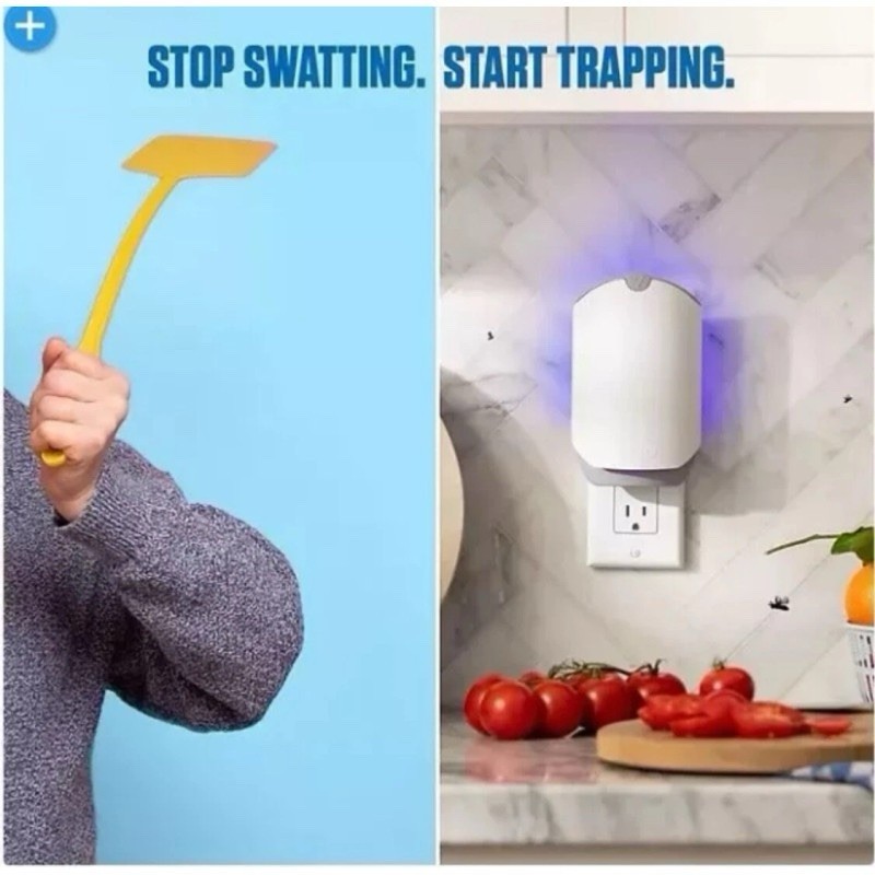 Zevo Flying Insect Trap Starter Kit, 2 Devices + 6 Refills (new)