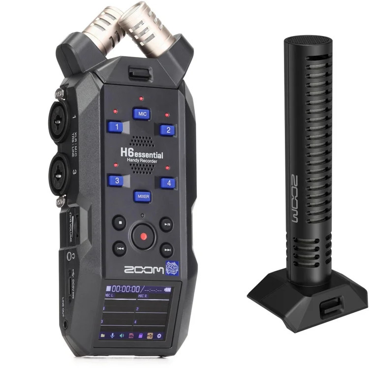 Zoom H6essential Handheld Recorder with Shotgun Mic