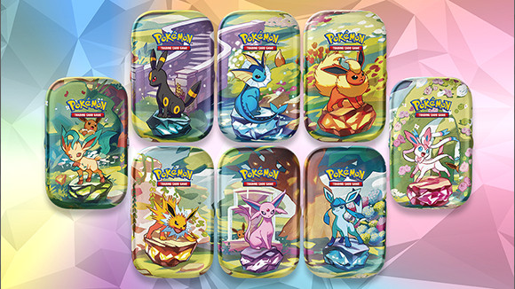 *PICK YOUR TIN* Prismatic Evolutions Mini Tins EMPTY (Includes Coin and Art)