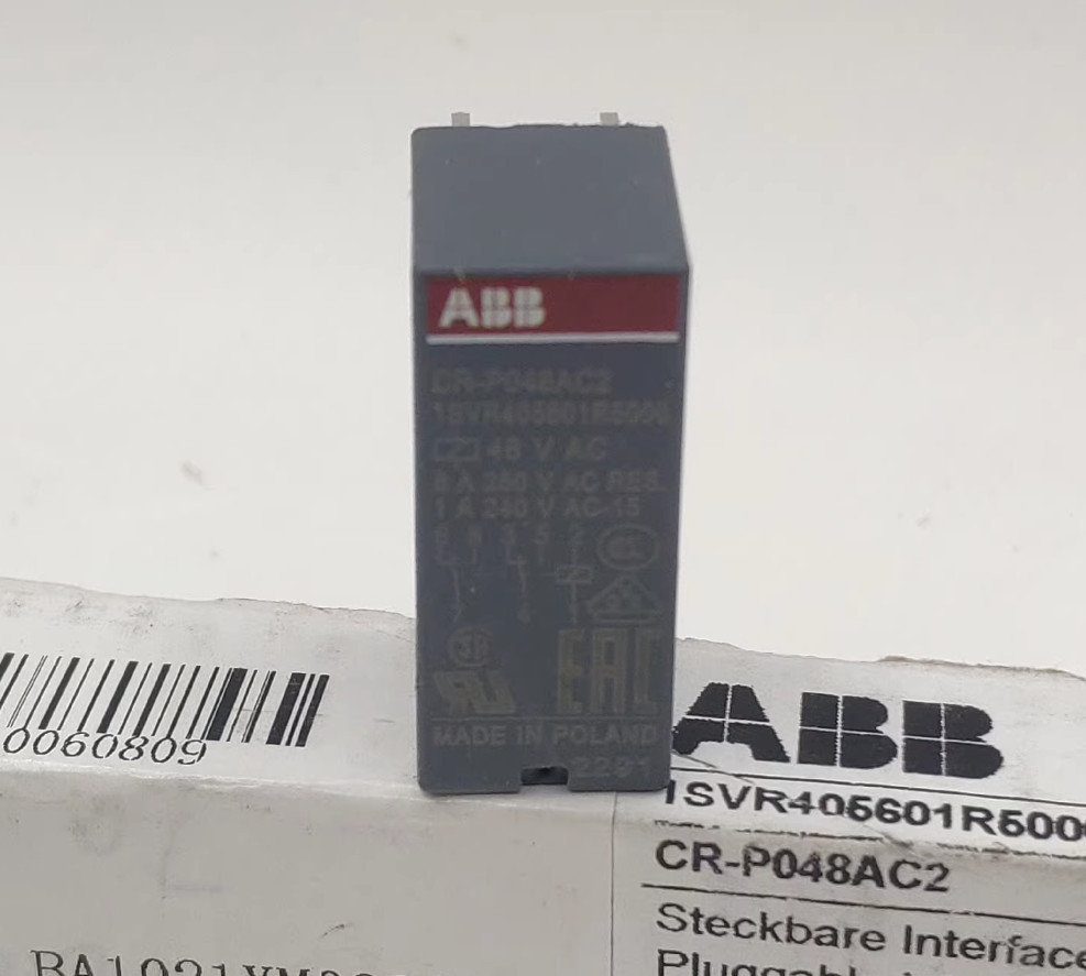 1PC New ABB Plug-in type interface relay CR-P048AC2 AC48V #LL