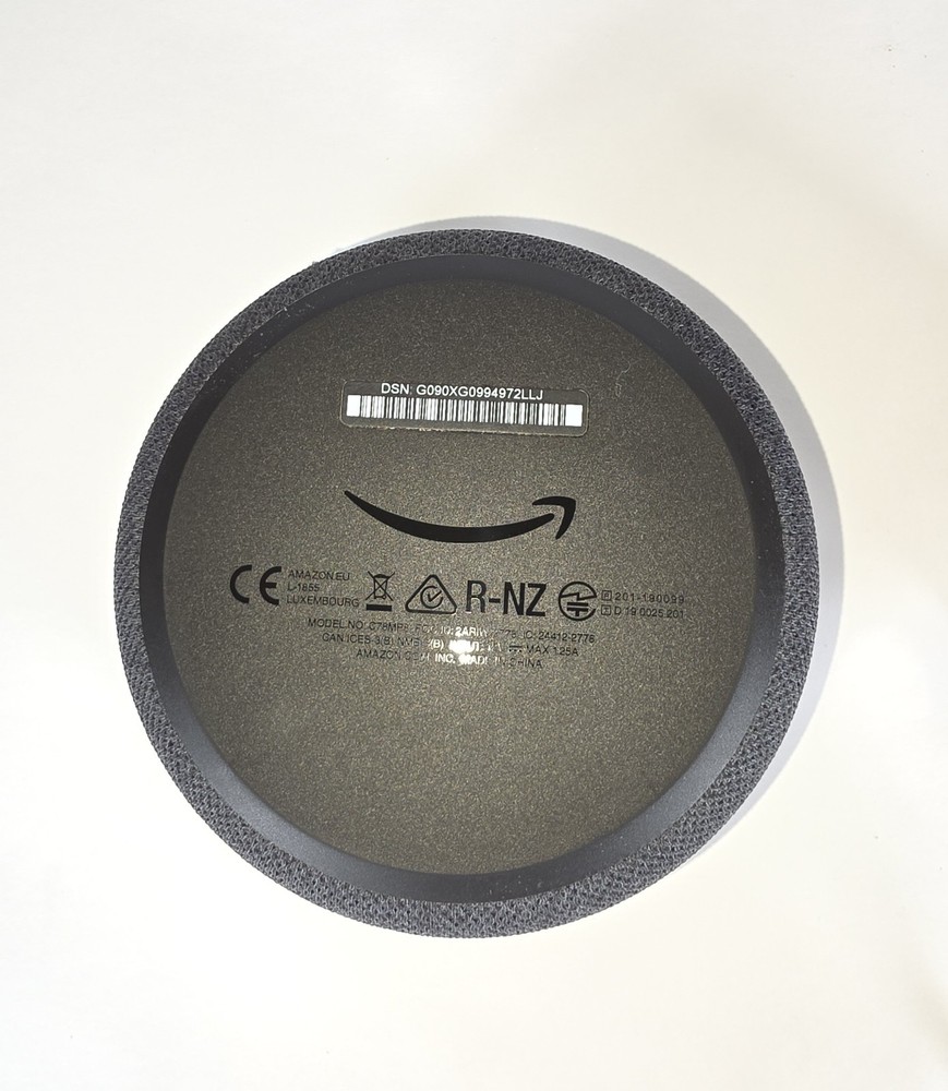 Amazon Echo Dot 3rd generation smart speaker gray C78MP8 with power supply